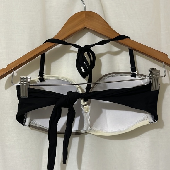 La Vie en Rose Two Tone Tie Neck Two Piece Swimsuit - Picture 3 of 4